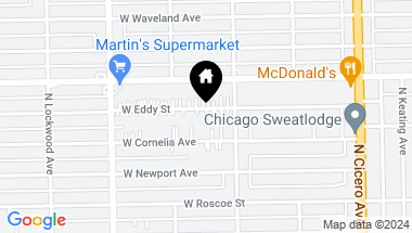 Map of 5029 W Eddy Street, Chicago IL, 60641