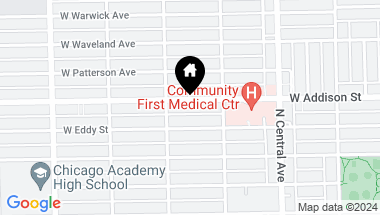 Map of 5735 W Addison Street, Chicago IL, 60634