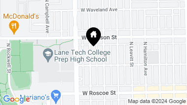 Map of 3529 N Claremont Avenue, Chicago IL, 60618