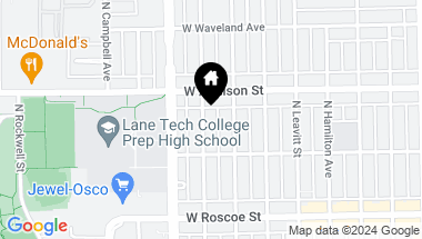 Map of 3535 N Claremont Avenue, Chicago IL, 60618
