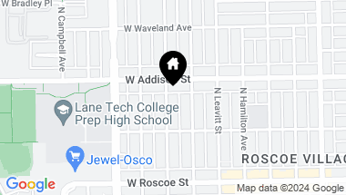 Map of 3541 N Oakley Avenue, Chicago IL, 60618
