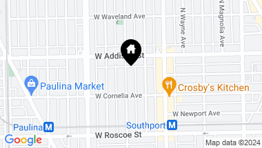 Map of 3533 N Greenview Avenue, Chicago IL, 60657