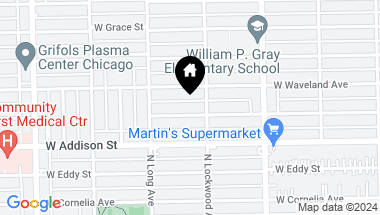 Map of 5314 W Patterson Avenue, Chicago IL, 60641