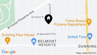 Map of 3726 N Osceola Avenue, Chicago IL, 60634