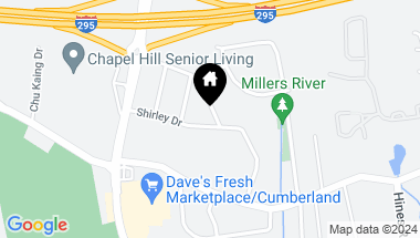 Map of 90 Shirley Drive, Cumberland RI, 02864