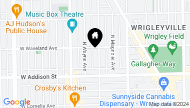 Map of 3646 N Lakewood Avenue, CHICAGO IL, 60613