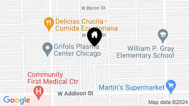 Map of 5429 W Warwick Avenue, Chicago IL, 60641