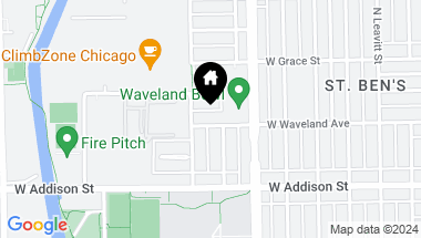 Map of 2444 W Waveland Avenue, Chicago IL, 60618