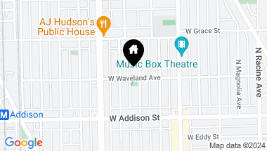 Map of 3700 N Greenview Avenue, Chicago IL, 60613