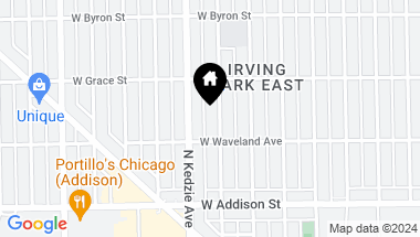 Map of 3720 N Troy Street, Chicago IL, 60618