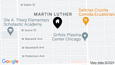 Map of 5745 W Grace Street, Chicago IL, 60634