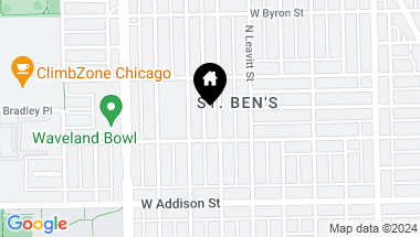 Map of 3718 N Bell Avenue, Chicago IL, 60618