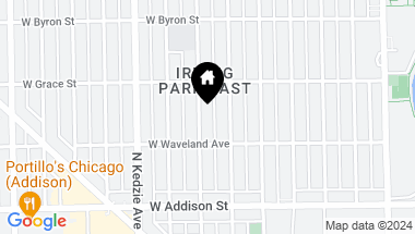Map of 3725 N ALBANY Avenue, Chicago IL, 60618