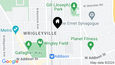 Map of 3729 N Wilton Avenue Unit: 1N, Chicago IL, 60613