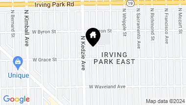 Map of 3810 N Troy Street, Chicago IL, 60618
