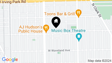 Map of 1480 W Grace Street, Chicago IL, 60613