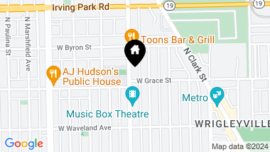 Map of 3813 N Southport Avenue Unit: 3S, Chicago IL, 60613