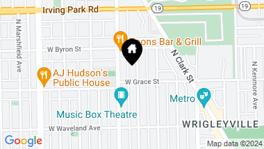 Map of 3806 N Wayne Avenue, CHICAGO IL, 60613