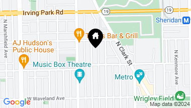 Map of 3821 N Wayne Avenue, CHICAGO IL, 60613