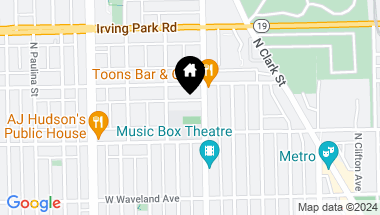 Map of 3842 N Southport Avenue Unit: J, Chicago IL, 60613