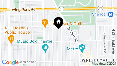 Map of 3828 N Lakewood Avenue, CHICAGO IL, 60613