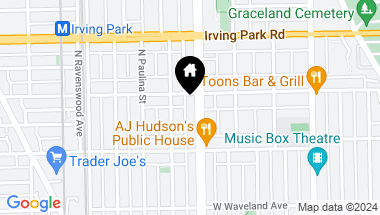 Map of 3844 N Ashland Avenue Unit: 33, Chicago IL, 60613