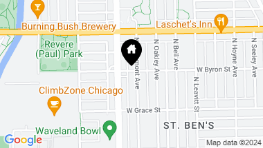 Map of 3856 N Claremont Avenue, Chicago IL, 60618