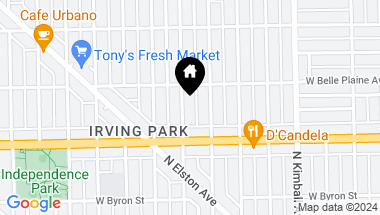 Map of 4035-37 N Central Park Avenue, Chicago IL, 60618