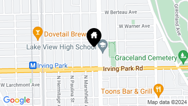 Map of 4032 N Ashland Avenue, Chicago IL, 60613