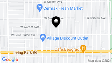 Map of 4110 N Albany Avenue, Chicago IL, 60618