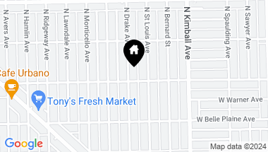 Map of 4205 N Drake Avenue, Chicago IL, 60618