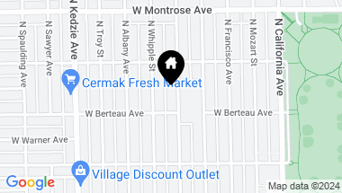 Map of 4218 N Sacramento Avenue, Chicago IL, 60618