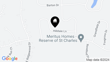 Map of Lot 52 Hilldale Drive, St Charles IL, 60175