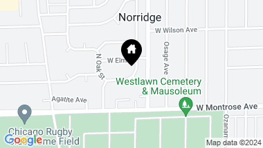 Map of 4500 N Redwood Drive, Norridge IL, 60706