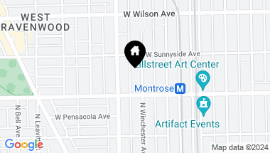 Map of 4424 N Winchester Avenue Unit: 2N, Chicago IL, 60640