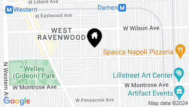 Map of 2108 W Sunnyside Avenue, Chicago IL, 60625