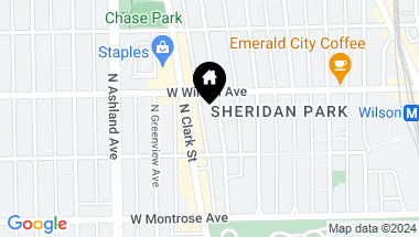 Map of 4536 N Dover Street, Chicago IL, 60640