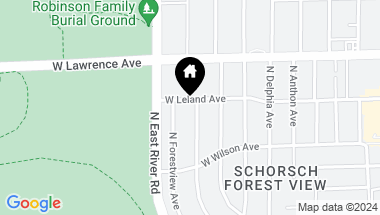 Map of 4666 N Reserve Avenue, Chicago IL, 60656