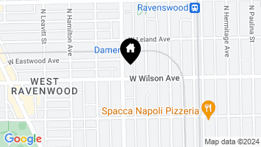 Map of 1962 W WILSON Avenue, Chicago IL, 60640