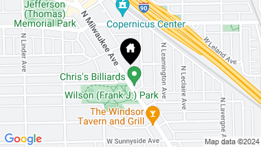 Map of 4657 N Milwaukee Avenue Unit: 1B, Chicago IL, 60630