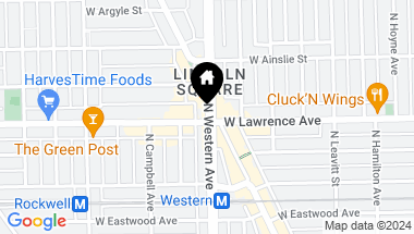 Map of 4820 N Western Avenue, Chicago IL, 60625