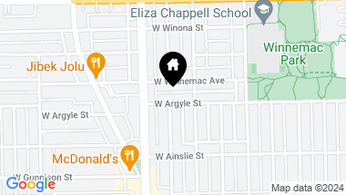 Map of 2324 W Argyle Street Unit: 1W, Chicago IL, 60625