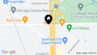 Map of 5150 N Cicero Avenue, Chicago IL, 60630
