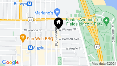 Map of 5055 N SHERIDAN Road Unit: 2N, Chicago IL, 60640