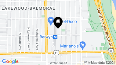Map of 5306 N Winthrop Avenue Unit: 2N, Chicago IL, 60640