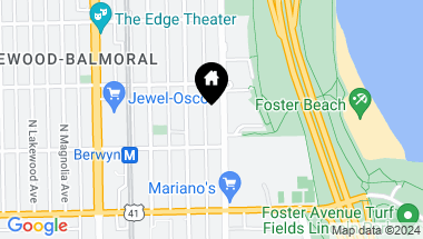 Map of 5320 N Sheridan Road Unit: 1511, Chicago IL, 60640