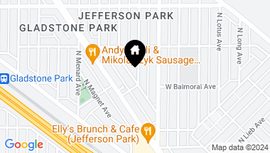 Map of 5413 N Lovejoy Avenue, Chicago IL, 60630