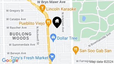 Map of 5411 N Campbell Avenue, Chicago IL, 60625