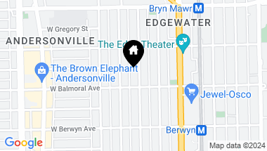 Map of 5414 N Lakewood Avenue, Chicago IL, 60640
