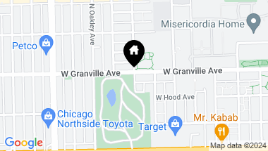 Map of 2200 W Granville Avenue Unit: 1E, Chicago IL, 60659